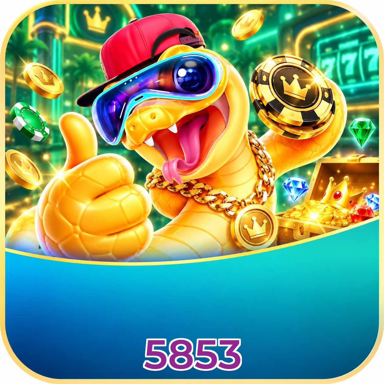 Cassino ao vivo da 5853 com dealers reais e mesas HD